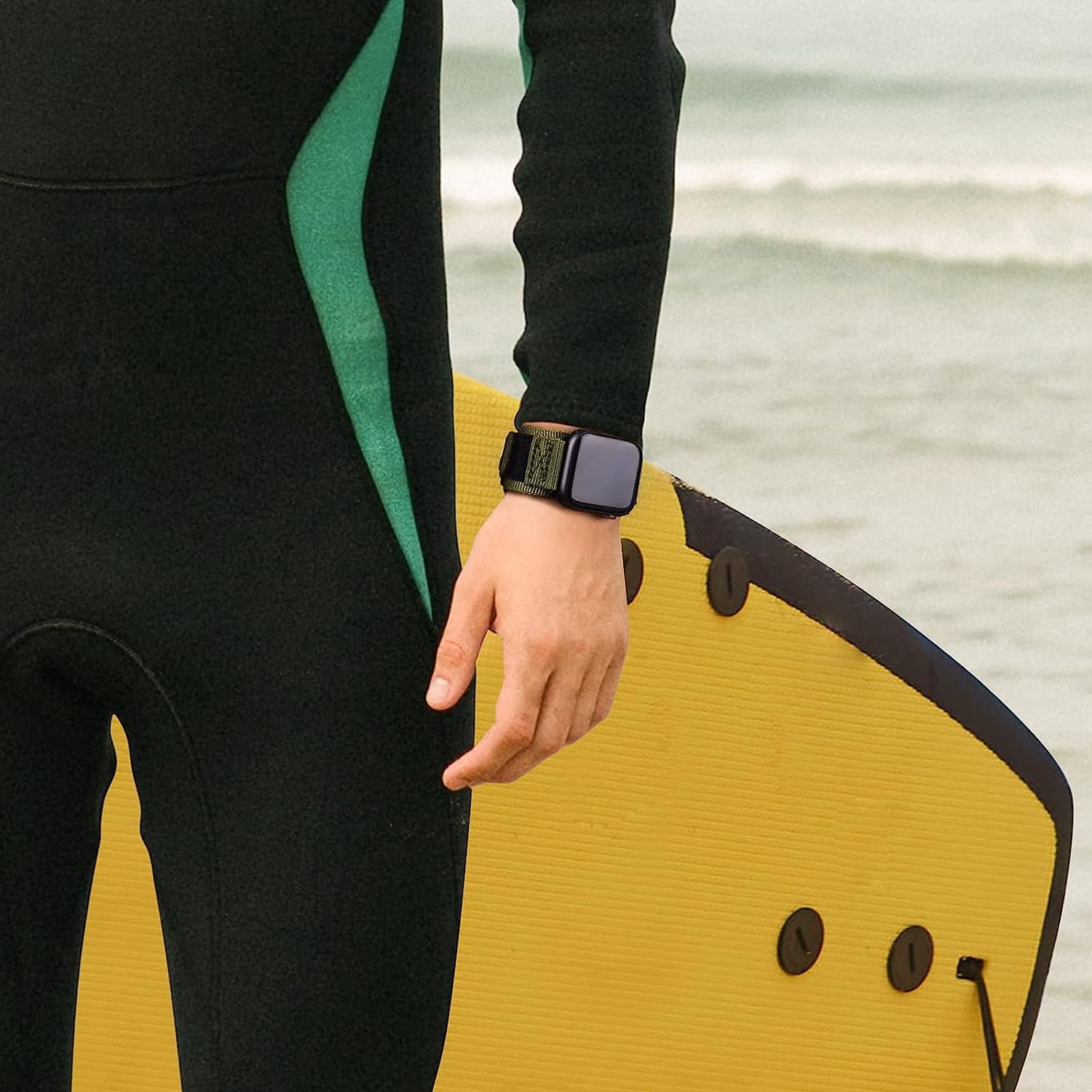 Nereides Compatible with Apple Watch Band Series 8/7/6/5/4/3/2/1/Se/Ultra, Nylon Sports Strap with Woven Design for 49Mm 42Mm/44Mm/45Mm 38Mm/40Mm/41Mm  Nereides   