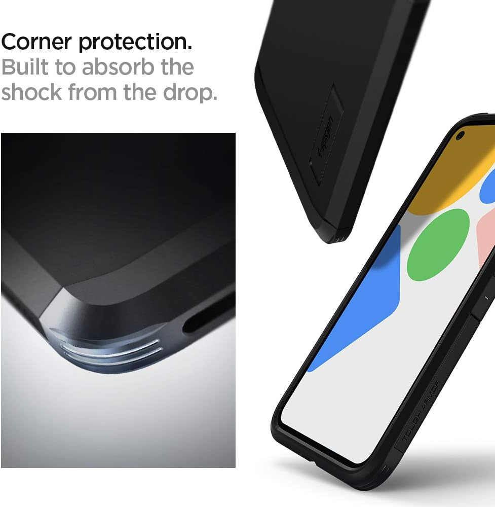 Spigen Tough Armor [Extreme Protection Tech] Designed for Google Pixel 4A Case (2020) [NOT Compatible with Pixel 4A 5G] - Black  Spigen   