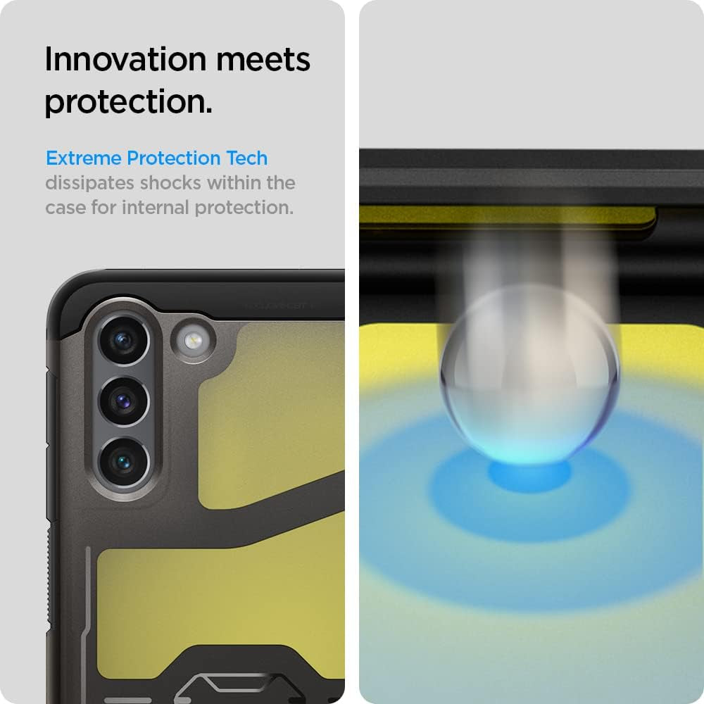 Spigen Tough Armor [Extreme Protection Tech] Designed for Galaxy S21 plus Case (2021) - Black  Spigen   