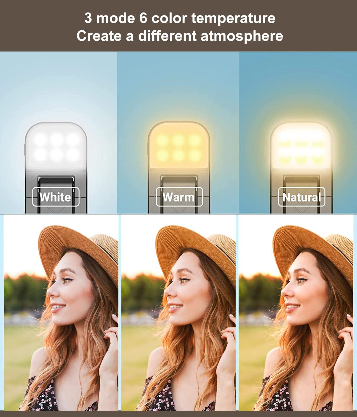 Phone Tripod, 41" Lighted Selfie Stick Phone Tripod Stand, Extendable Tripod Phone Holder, Perfect for Video Recording, Live Streaming, Compatible with Smartphone Camera (Black).  SkyWattz   