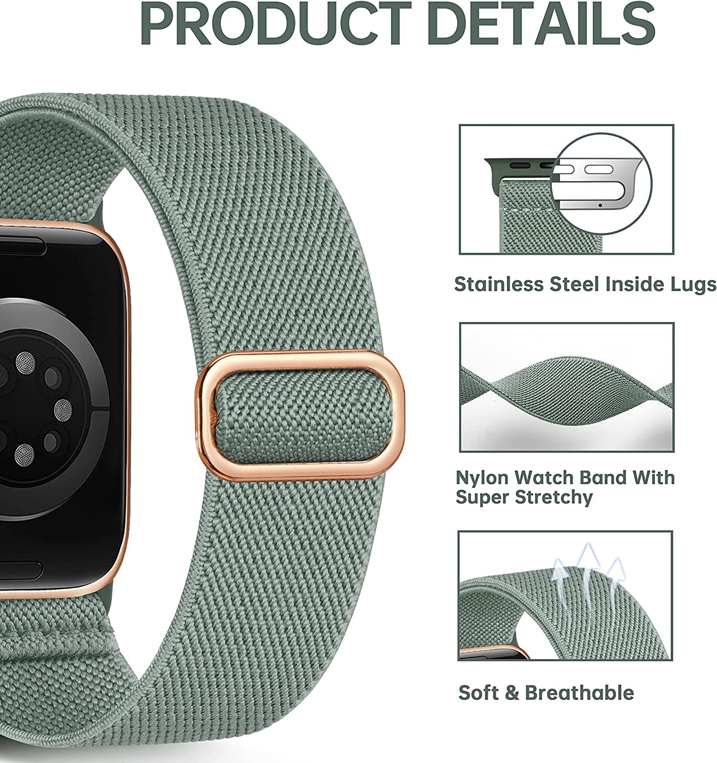12 Pack Stretchy Solo Loop Bands Compatible with Apple Watch Band 38Mm 40Mm 41Mm 42Mm 44Mm 45Mm 49Mm Women Men,Elastic Nylon Braided Sport Strap Iwacth Bands for Iwatch SE Series 8 7 6 5 4 3 2 1 Ultra  SuperNaNa   