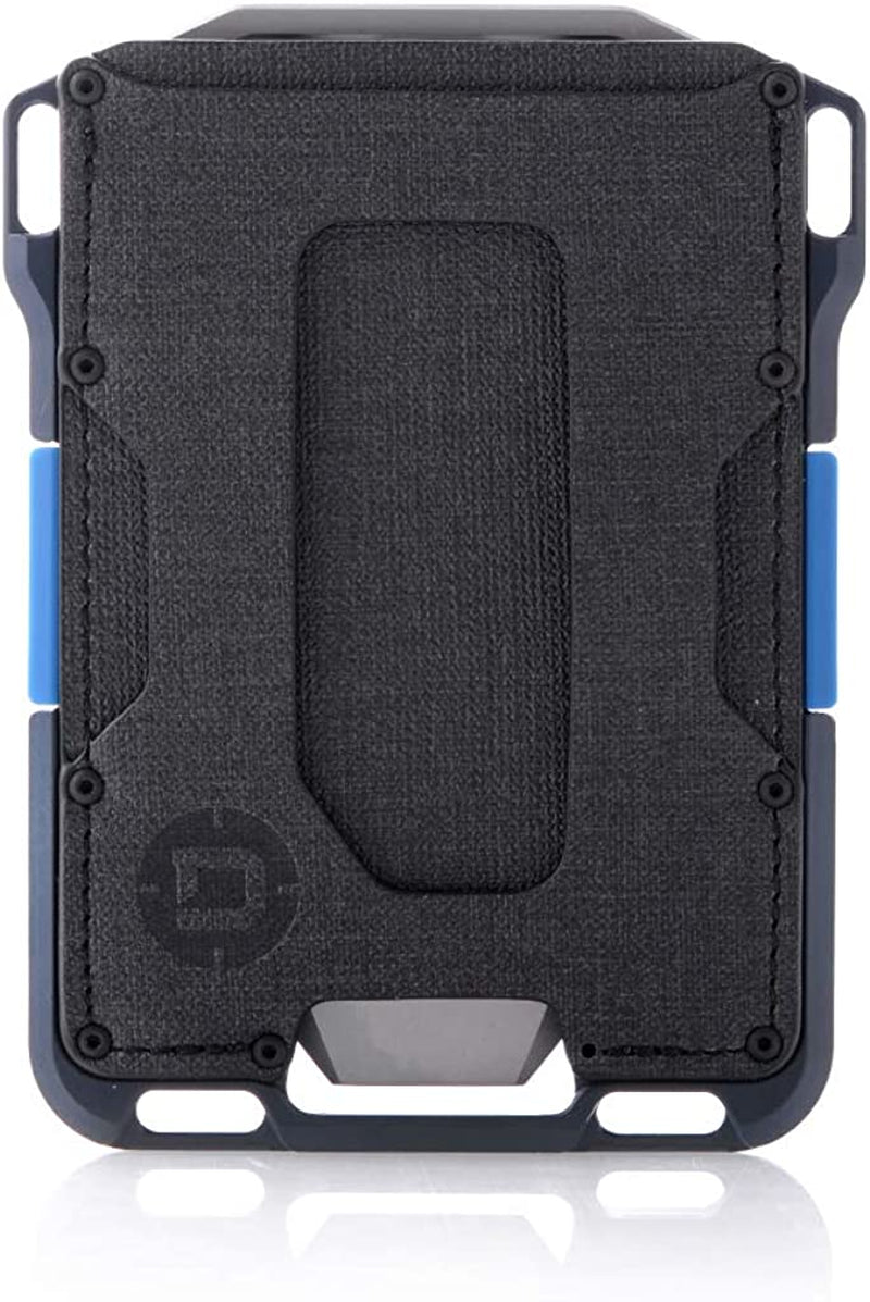 Dango M1 Maverick Wallet - Cnc-Machined Aluminum, RFID Blocking, Made in USA  DANGO PRODUCTS Spec Ops - Black DTEX/Blue + Mt04 Multi-tool  