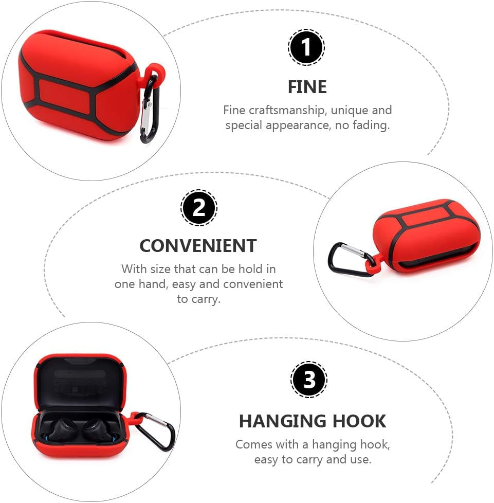 1Pc Earphone Case Silicone Storage Case Compatible for Echo Buds Pro- Wireless Earphone  TEHAUX   