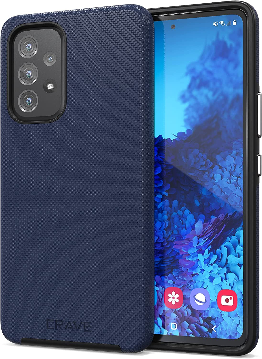 Crave Dual Guard for Samsung Galaxy A53 Case, Shockproof Protection Layer Case 5G - Forest Green  Crave Navy  
