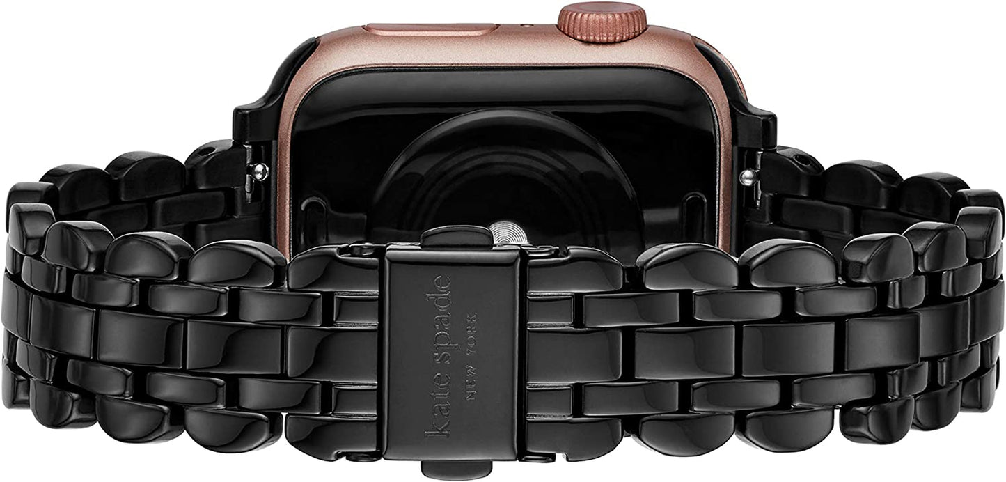 Kate Spade New York Interchangeable Stainless Steel Band Compatible with Your 38/40Mm Apple Watch- Straps for Apple Watch Series 8/7/6/5/4/3/2/1/SE  kate spade new york   