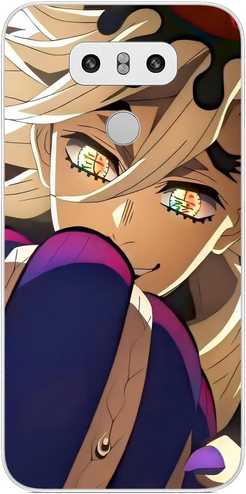 TINTAG Compatible with LG G6 | LG G6+ | LG G6 plus Case Cool with Kokushibou 773, Anime Phone Cases Shockproof Soft TPU Case Clear  TINTAG Cute With Douma 756  