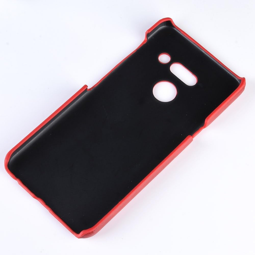 Phone Case for LG G8 Thinq Case, [PU Leather]+[Hard Plastic] for LG G8 Thinq Protector Case, Non-Slip Shockproof for LG G8 Thinq Phone Cover Red  Generic   