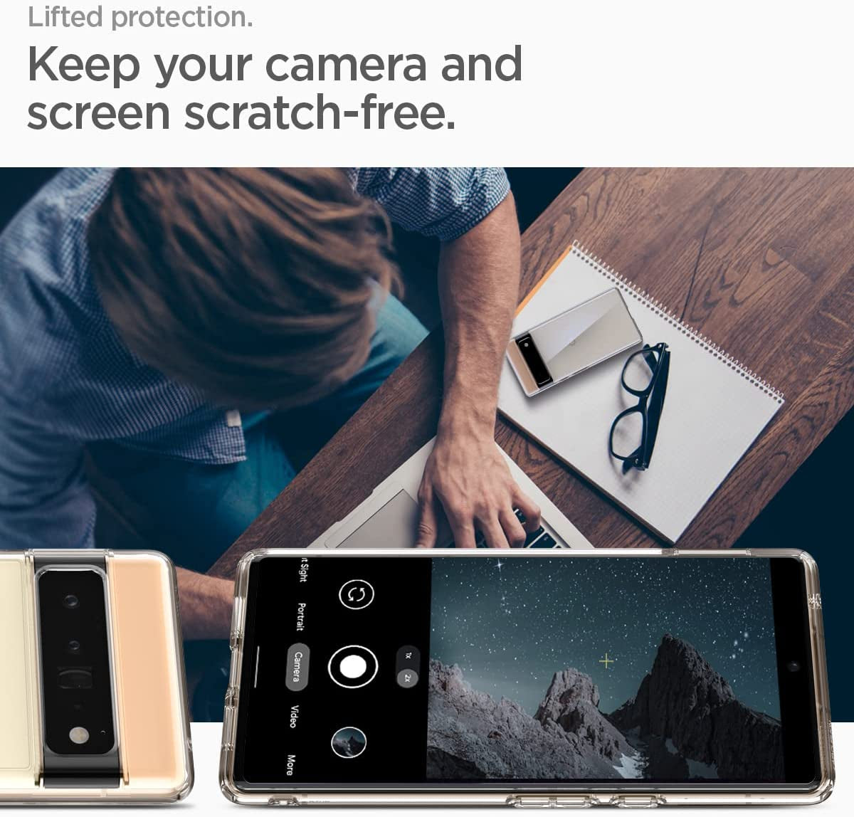 Spigen Ultra Hybrid [Anti-Yellowing Technology] Designed for Google Pixel 6 Pro Case (2021) - Crystal Clear  Spigen   