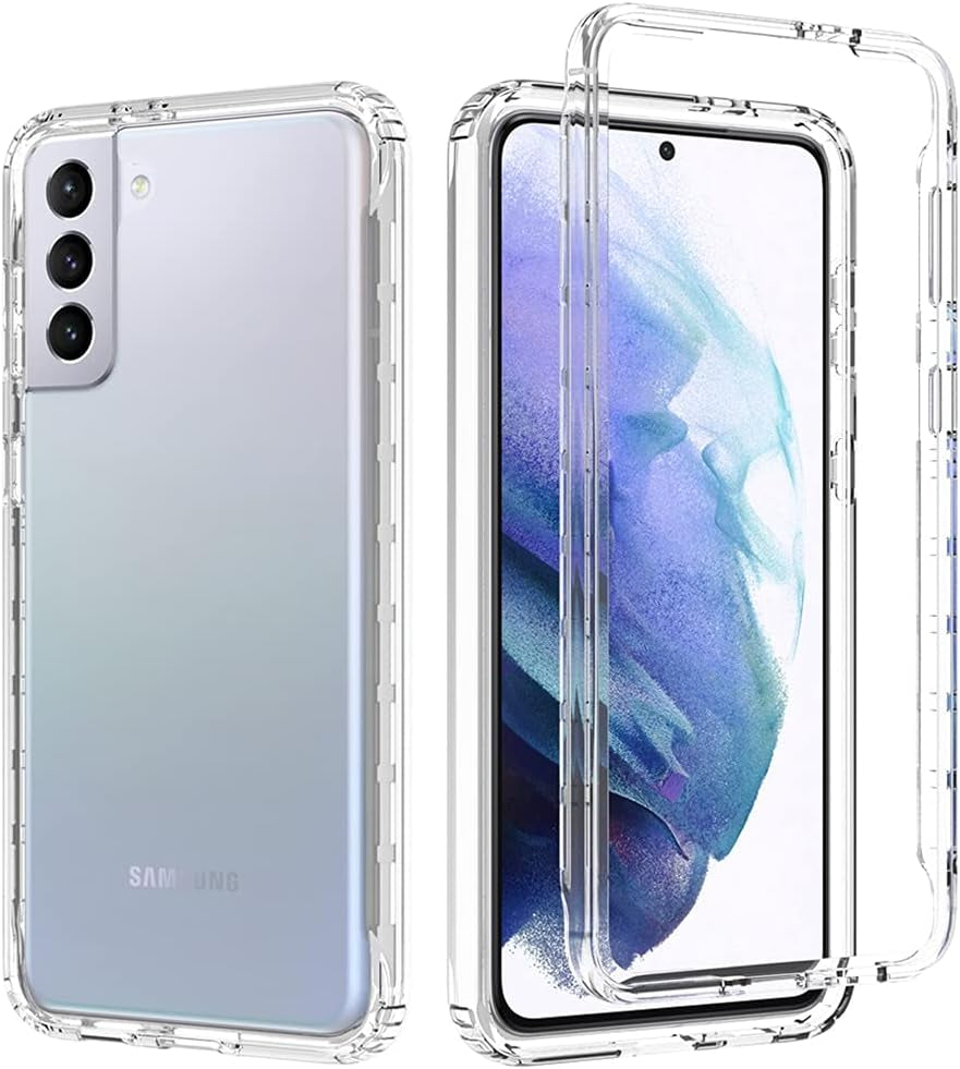 Tothedu Case for Galaxy S21 plus 5G 6.7" Case, Samsung S21 plus (2021) Phone Case, Shock Absorption Dual Layer Heavy Duty Protective Cover Rugged Cases for Samsung Galaxy S21 plus (Purple/Marble)  Tothedu 3In1 Clear  