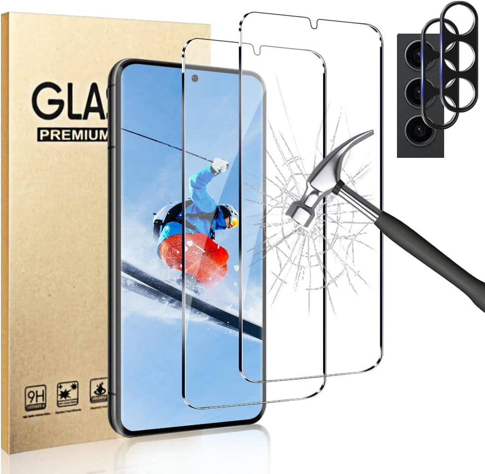 [2+2 Pack] Galaxy Note 20 Ultra 6.9 Inch Privacy Screen Protector with Camera Lens Protector, Fingerprint Compatible, Bubble Free, Flexible Anti-Spy TPU Film for Samsung Galaxy Note 20 Ultra 5G  AFSKU Galaxy S23 5G 6.2 Inch  