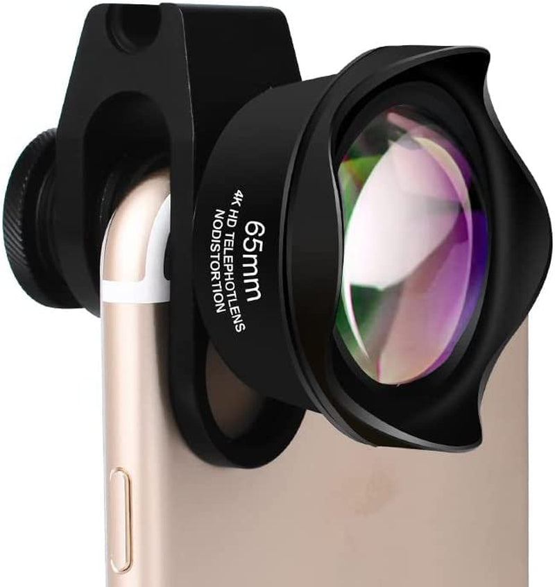 4K HD 2.5X Telephoto Lens Kit 65Mm No Distortion Phone Camera Lenses for Iphone Android Smartphones  Leshareselect   