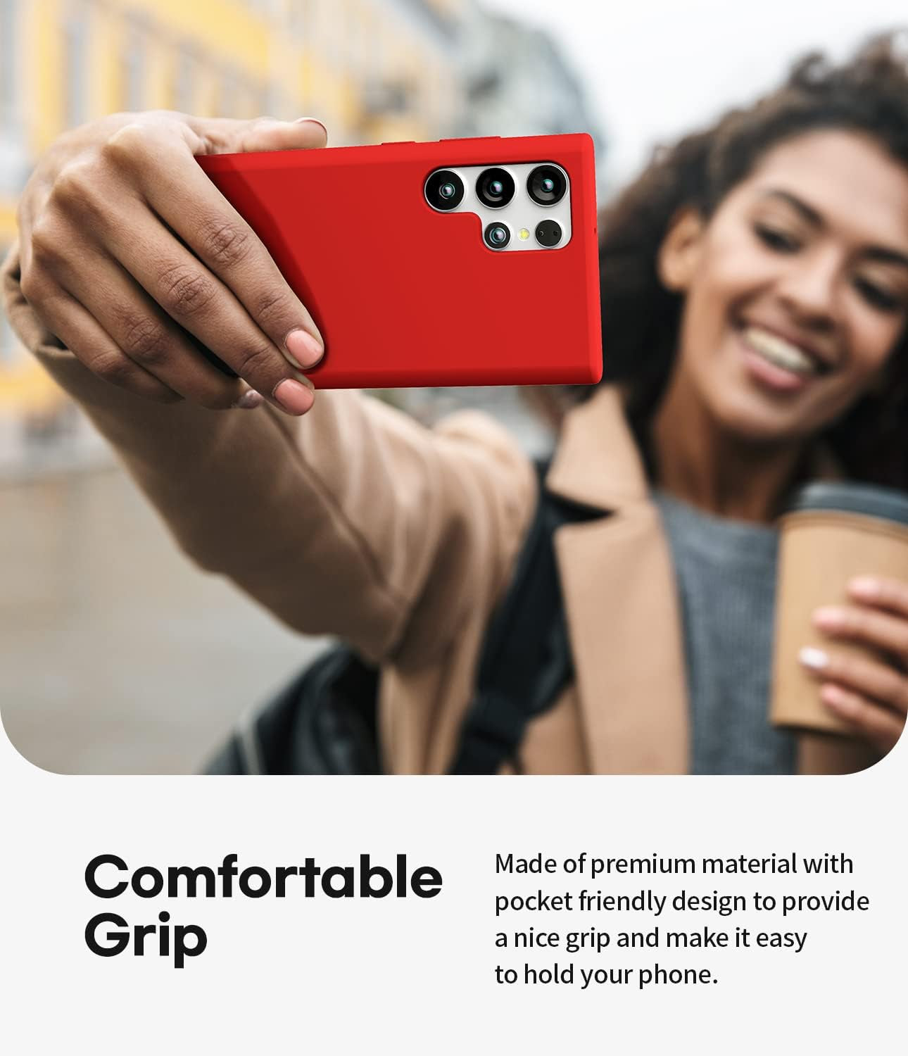 GOOSPERY Liquid Silicone Designed for Galaxy S22 Ultra Case (6.8 Inches) Silky-Soft Touch Full Body Protection Shockproof Cover Case with Soft Microfiber Lining - Red  GOOSPERY   