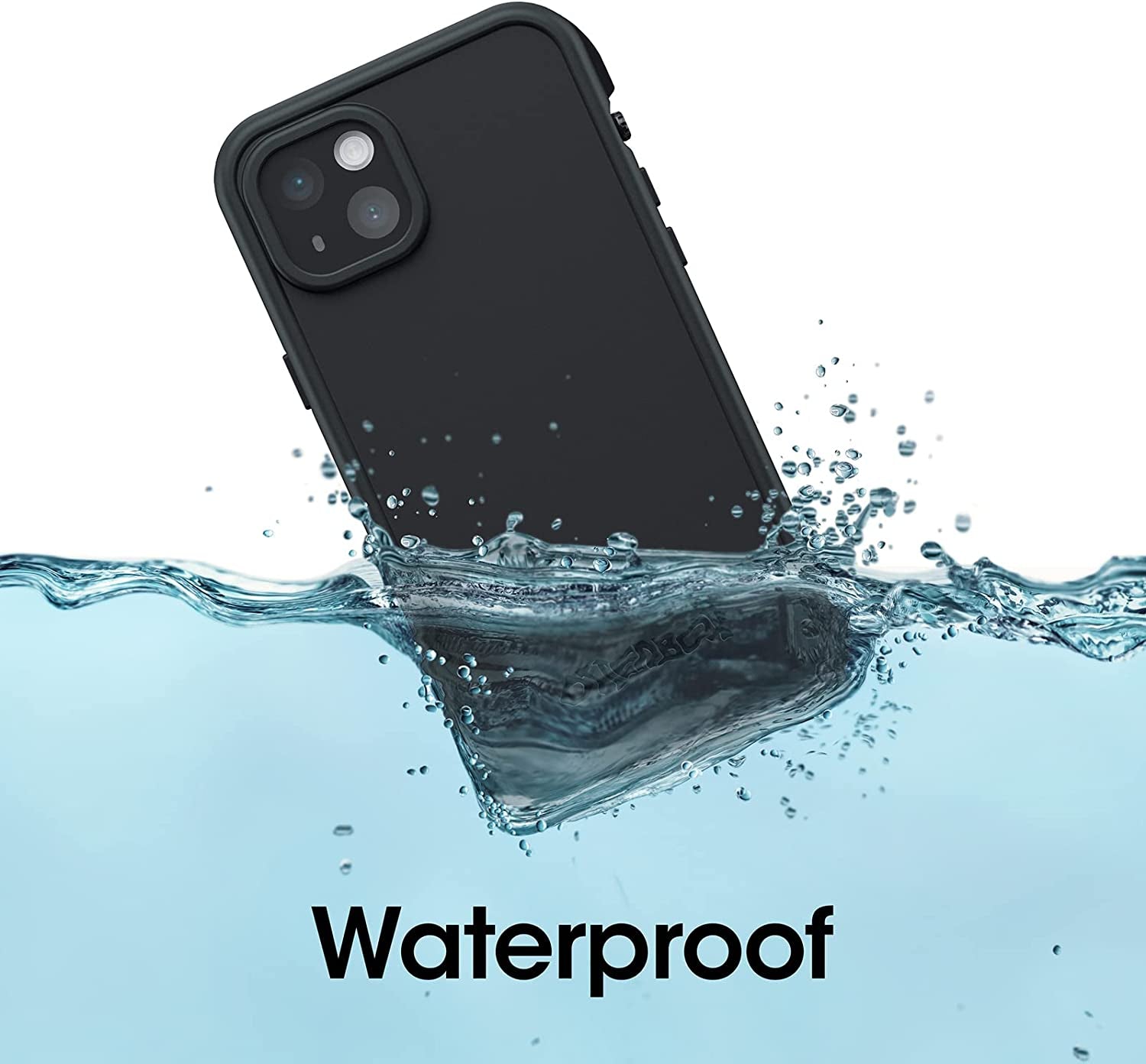 Otterbox FRĒ Series Waterproof Case with Magsafe (Designed by Lifeproof) for Iphone 14 - Black  OtterBox   
