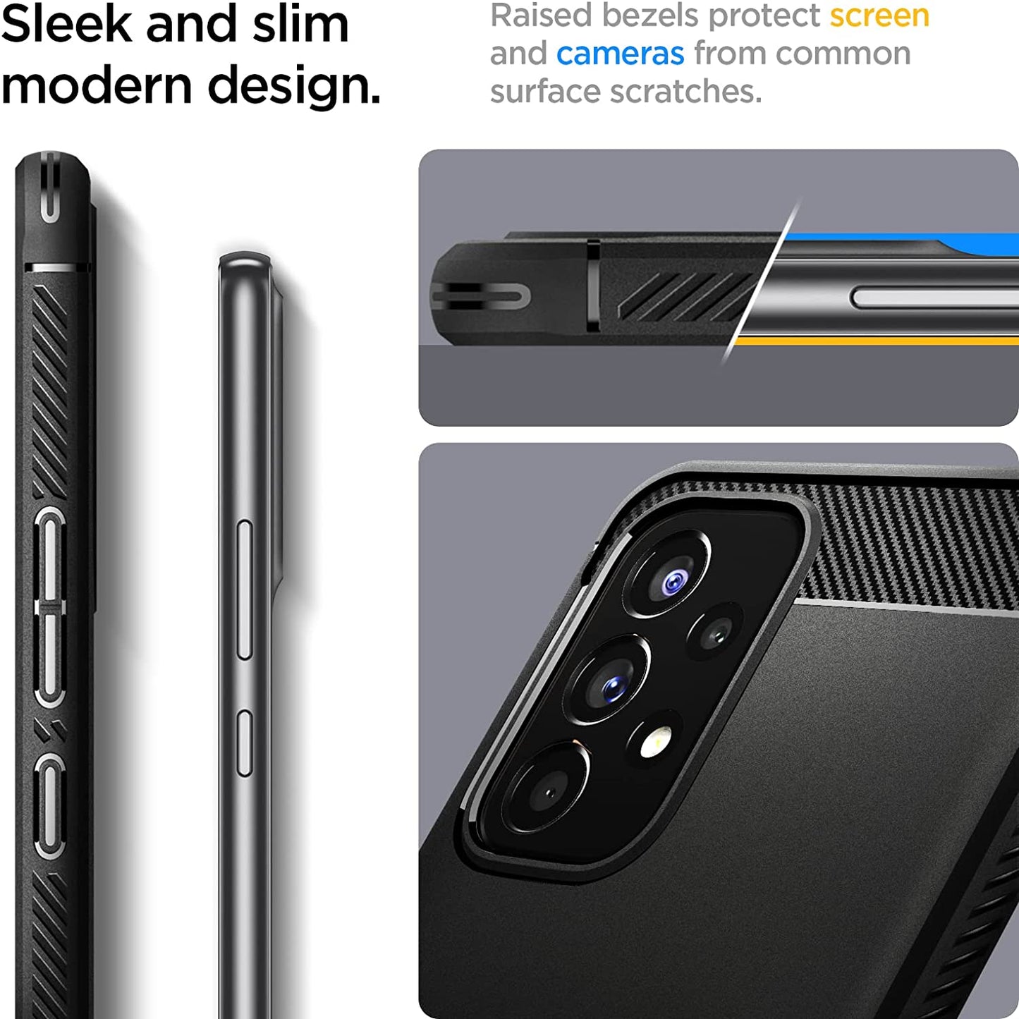 Spigen Rugged Armor Designed for Galaxy A53 5G Case (2022) - Matte Black  Spigen   