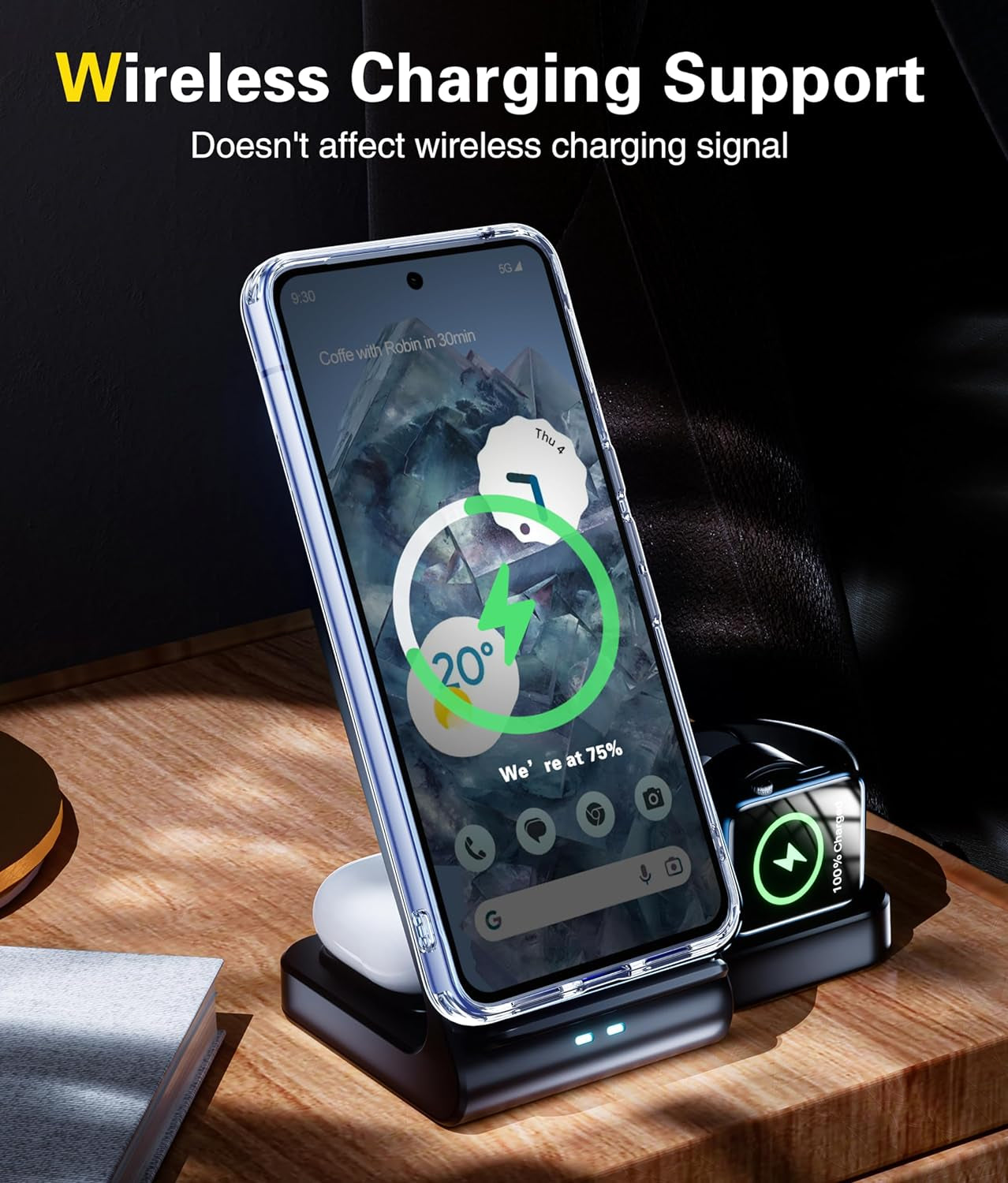 Oterkin for Pixel 8 Pro Case Clear,[20X Anti-Yellowing] Google Pixel 8 Pro Case with [Built-In 4 Airbags] Military-Grade Shockproof Bumper Protective Phone Case for Google Pixel 8 Pro 6.7 Inch-Clear  Oterkin   