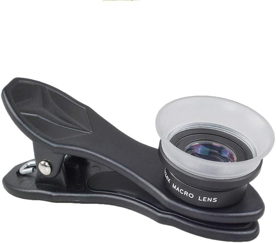 Hemobllo Phones Telephoto Lens Phone Camera Lens 12/24X Macro Lens Telephoto Zoom Wide Angle Lens Clip on Mobile Phone Lens for Smartphone Smart Phone Smart Phone Smart Phone  Hemobllo   