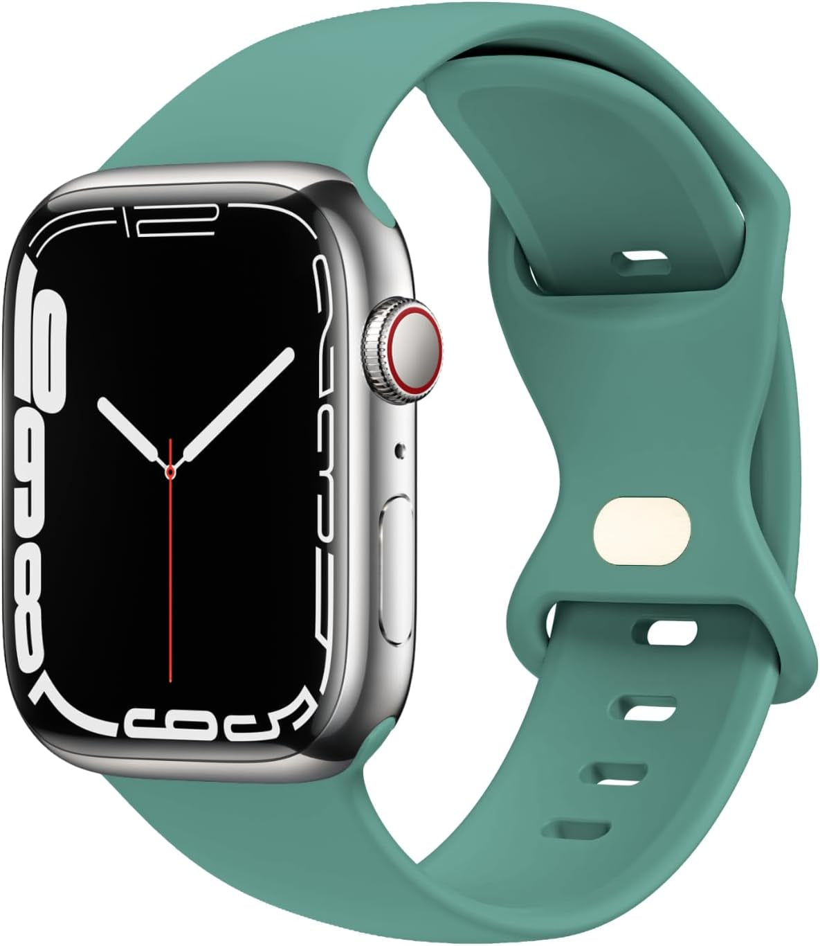 STG Sport Watch Band Compatible with Apple Watch Band 38Mm 40Mm 41Mm 42Mm 44Mm 45Mm 49Mm S/M M/L for Women/Men Waterproof Soft Silicone Replacement Strap Accessories for Iwatch Ultra SE Series 8/7/6/5/4/3/2/1 (38Mm/40Mm/41Mm S/M, Clover)  STG Cactus 38mm/40mm/41mm 