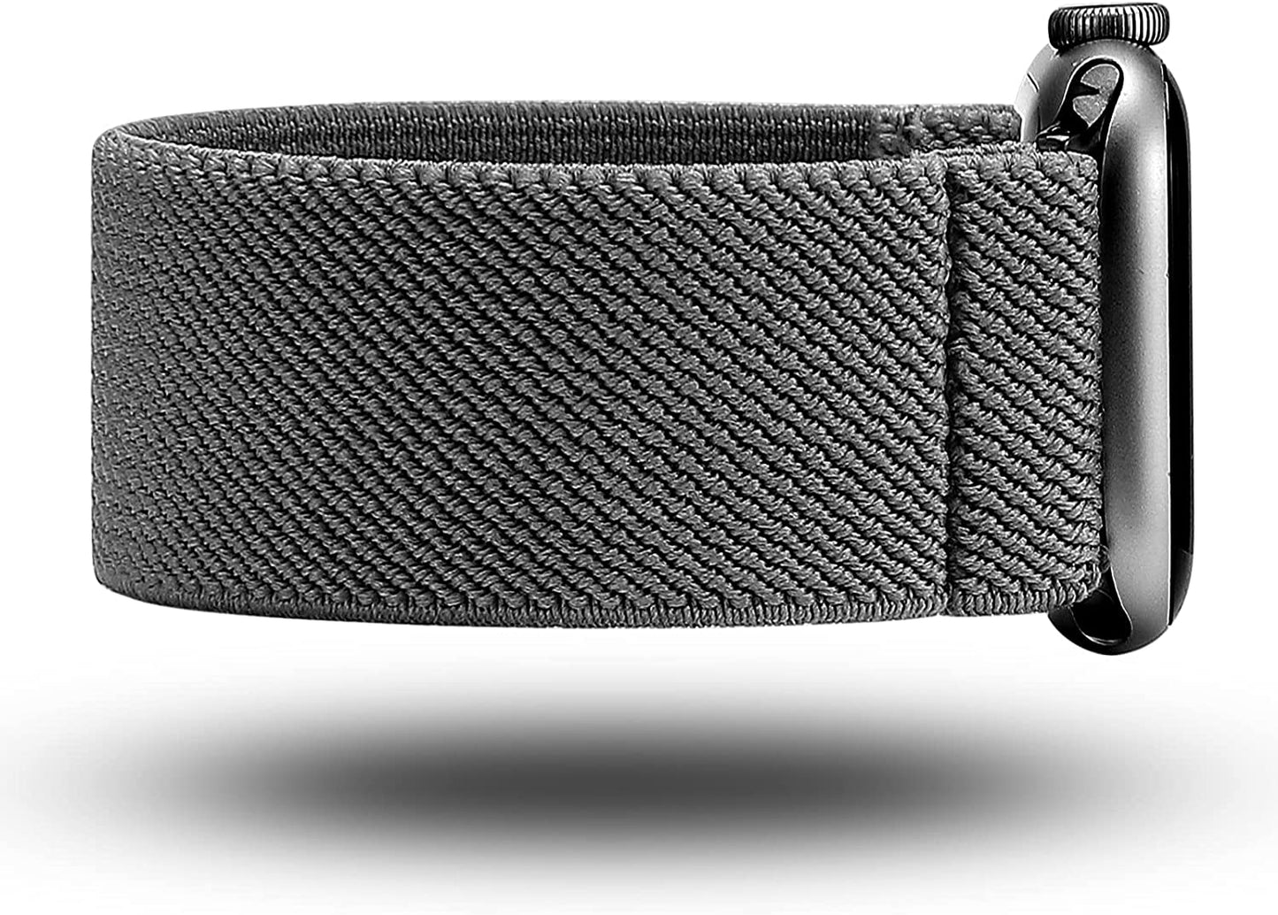 TOYOUTHS Elastic Band Compatible with Apple Watch Band Scrunchies Stretchy Solo Loop 41Mm/40Mm/38Mm Soft Nylon Strap Replacement Wristband for Iwatch Series 8/7/SE/6/5/4/3/2/1, Black/Gold/Blue, S  TOYOUTHS   