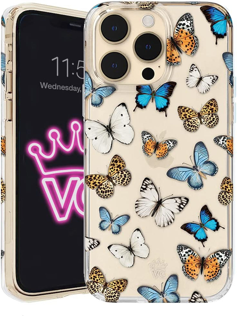Velvet Caviar X Bratz Designed for Iphone 14 Pro Max Case for Women [8Ft Drop Tested] Cute Protective Bratz Dolls Accessories Phone Cases - Clear Glitter  Velvet Caviar Butterfly Dreams Iphone 14 Pro Max 