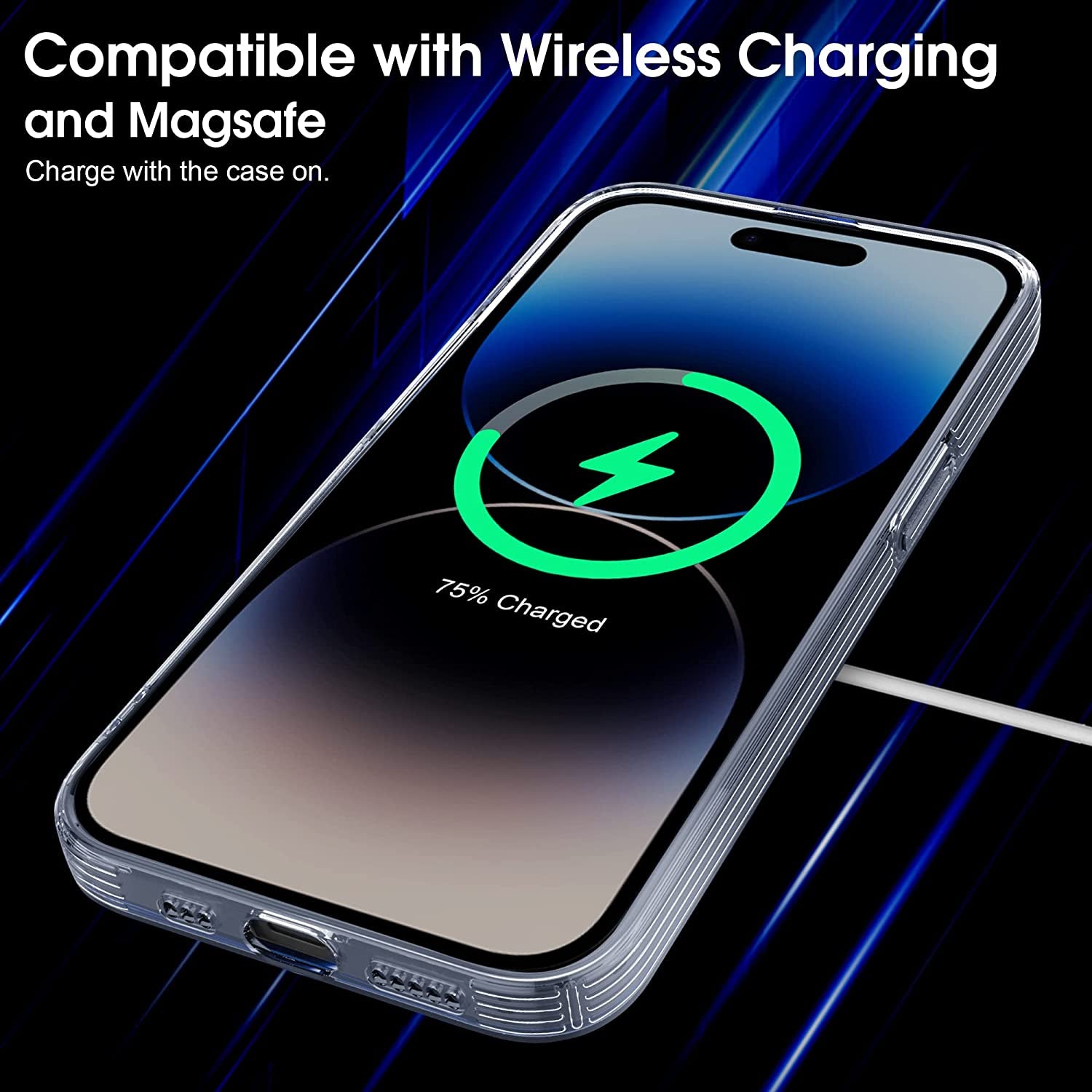 Arae Case for Iphone 14 Pro, Premium Soft and Flexible TPU [Scratch-Resistant] Phone Case for Iphone 14 Pro, Crystal Clear, 6.1-Inch  eTemall   