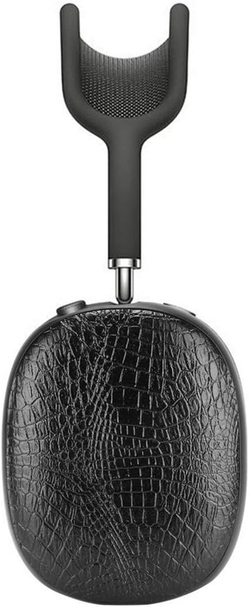 DAYJOY Leather Case Compatible with Airpods Max, Crocodile Pattern Leather Protective Case Cover for Airpods Max (Orange)  DAYJOY black  