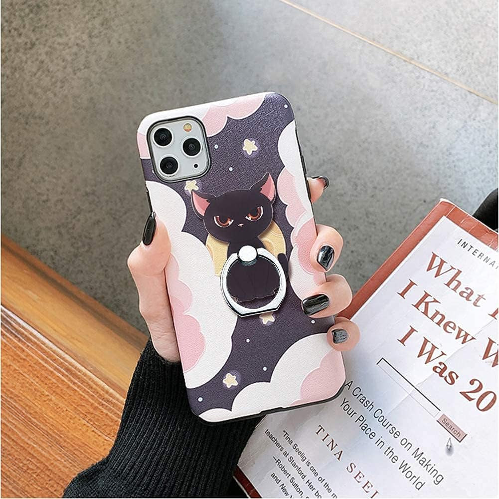 Phone Ring Holder Stand,Cat Phone Ring Stand Holder 360 Rotation Finger Ring Grip Stand for Cellphones,Smartphones and Tablets  RRJQW   