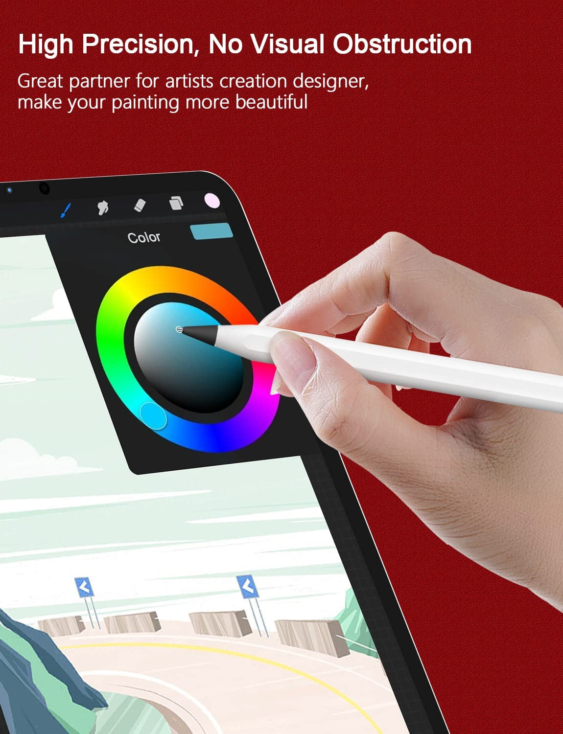 MEKO 2 Pack Upgraded 0.72Mm Fine Ponit Precise Replacement Tips for Apple Pencil 1St/2Nd Generation & Logitech Crayon, Wear-Resisting Pen Nibs for Ipad Pro/Air/Mini Pencil - Black/White  MEKO   