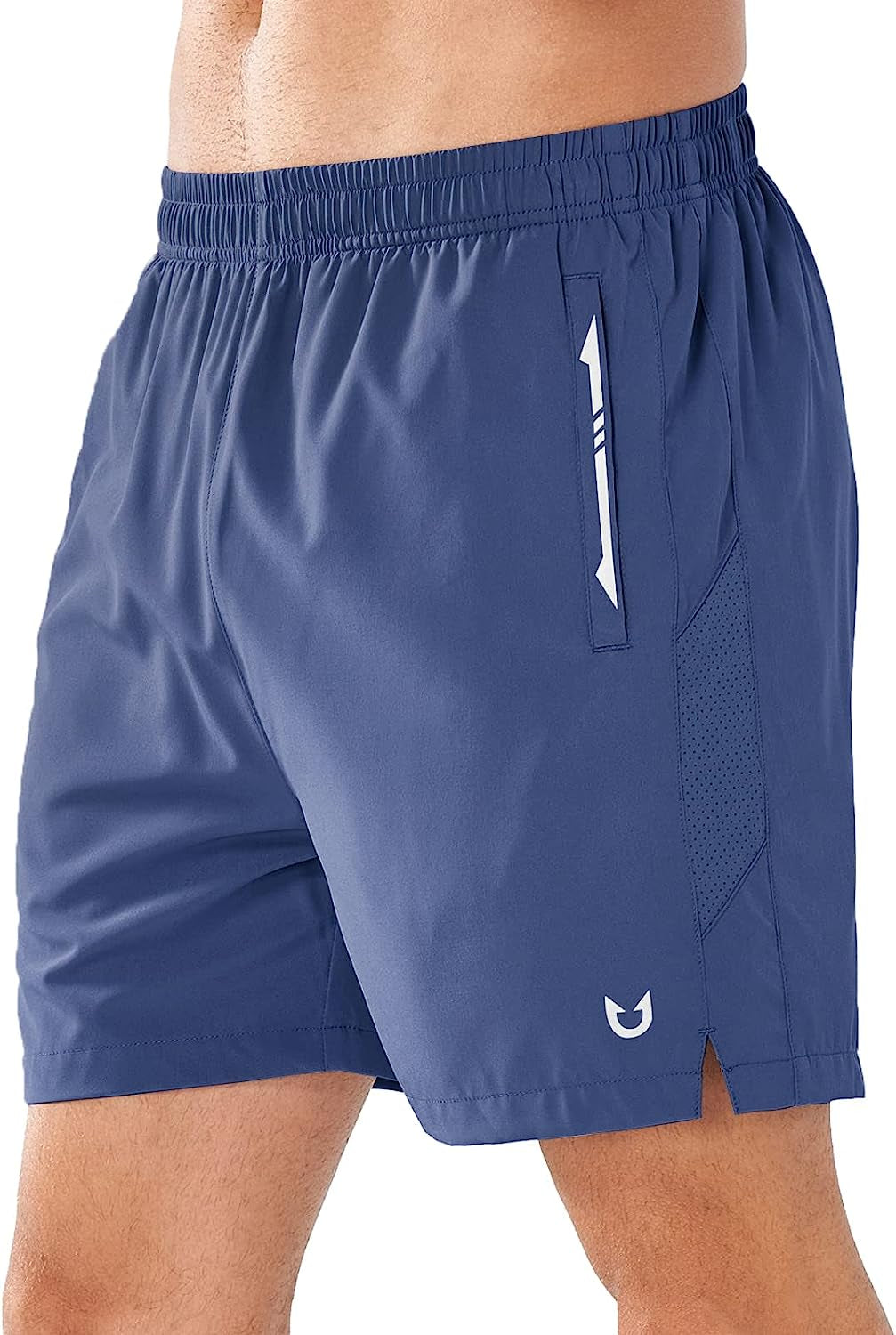 NORTHYARD Men'S Running Athletic Shorts 5 Inch Workout Gym Tennis Quick Dry Short for Active Training with Zipper Pockets  NORTHYARD Federalblue 5 inch X-Large