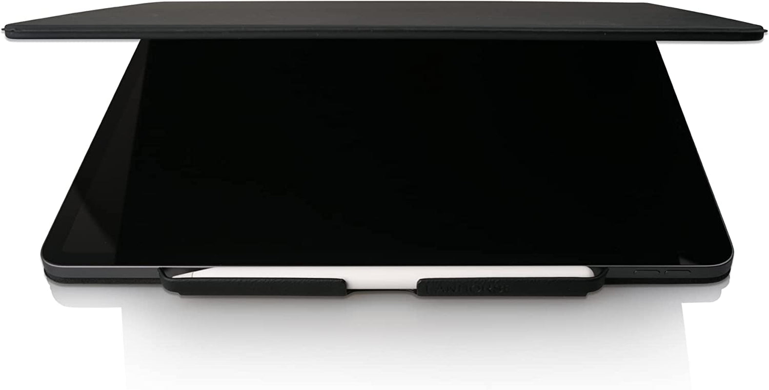 Lanhorse Air Pencil Holder Compatible for Apple Pencil 2Nd Gen, Handmade with Leather, to Be Used for Magic Keyboard, Smart Keyboard Folio, Smart Folio. (Black)  lanhorse   