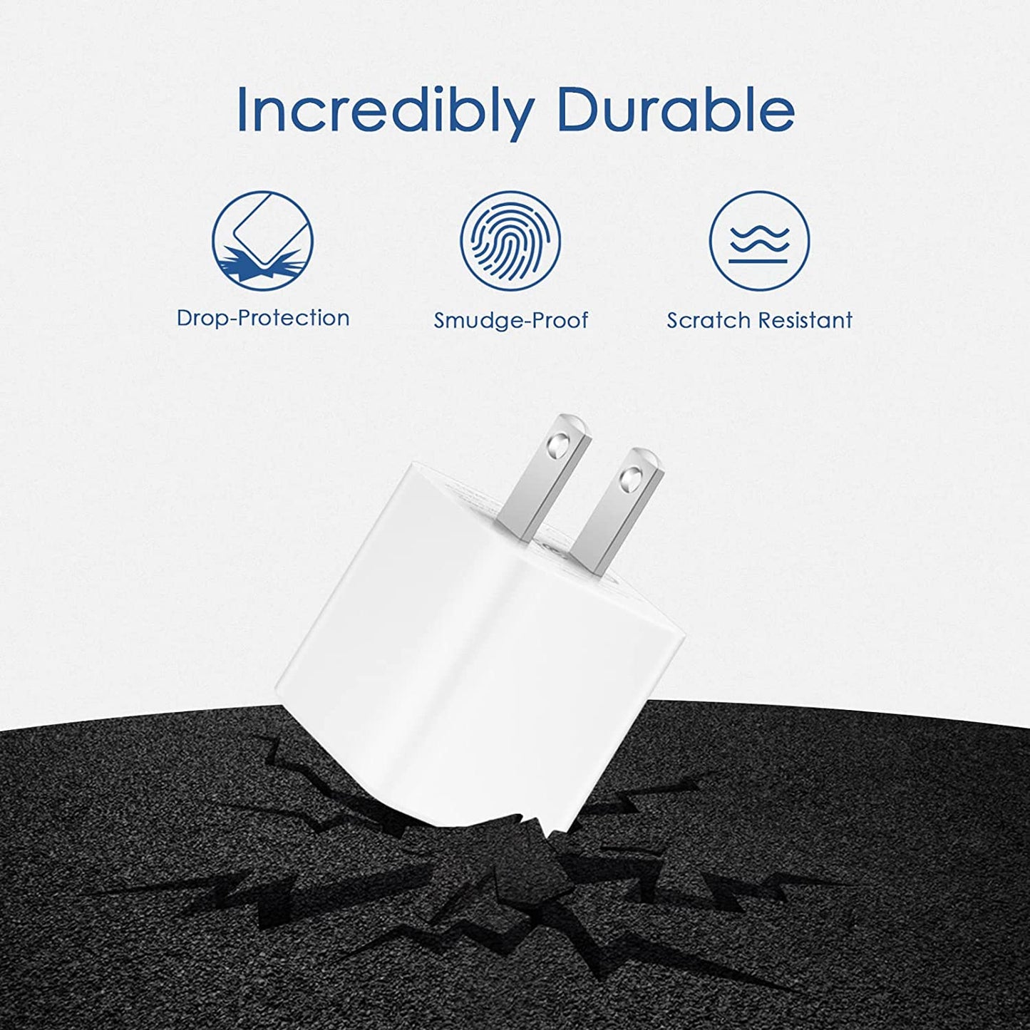 [Apple Mfi Certified] Iphone Charger,2Pack 6FT USB to Lightning Cable Apple Charging Cord USB Wall Chargers Block Power Adapter for Iphone 13/12/11/X/8 Plus/Xr/Xs Max/Se/Ipad  Shenzhen Yijiapin Trading Co., Ltd.   