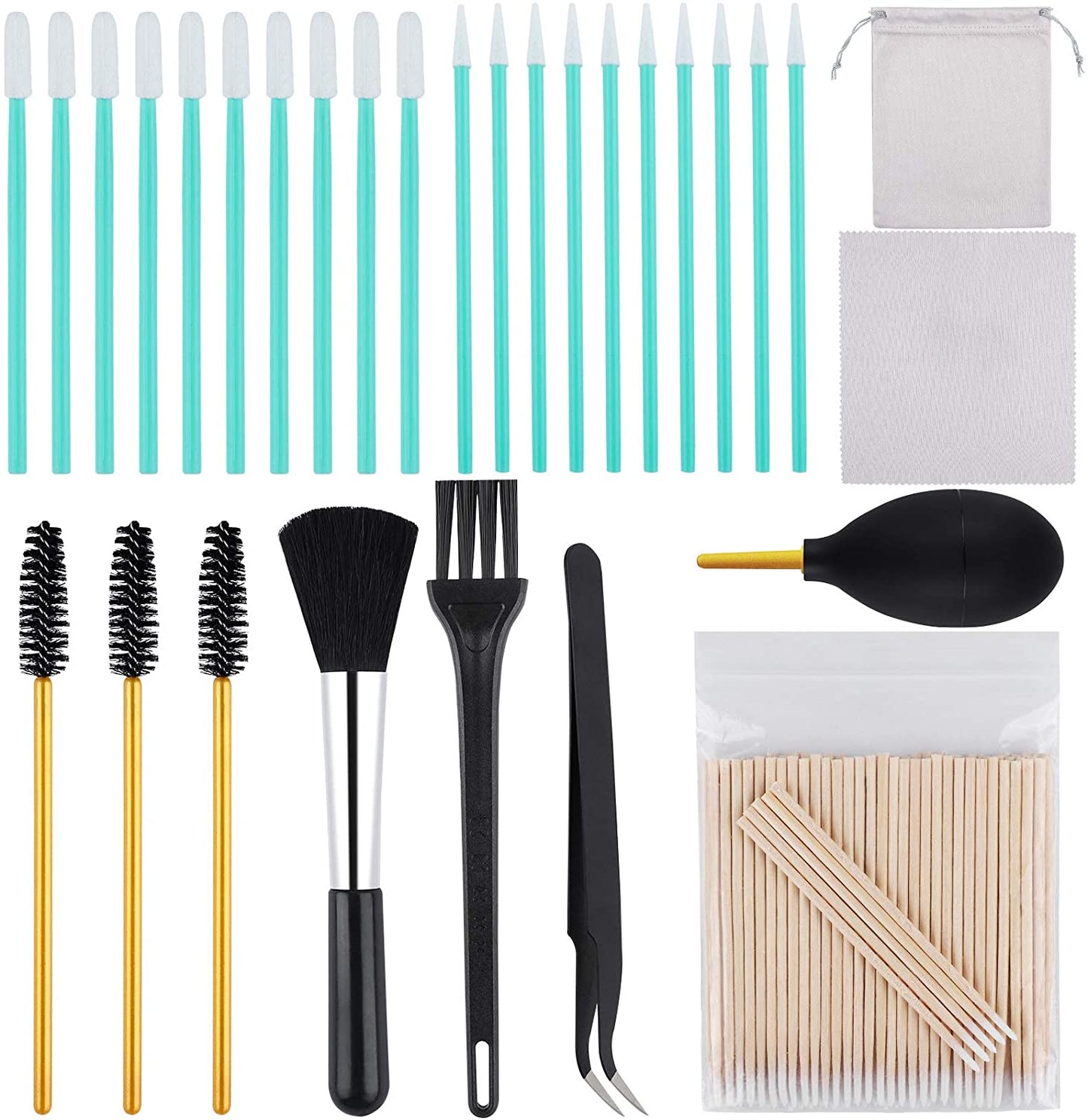 ADXCO 129 Pieces Cell Phone Cleaning Kit Camera Cleaning Kits USB Charging Port and Headphone Port Brush Set Compatible with Phone, Ios Android, Cell Phone, Electronics Cleaner  ADXCO   