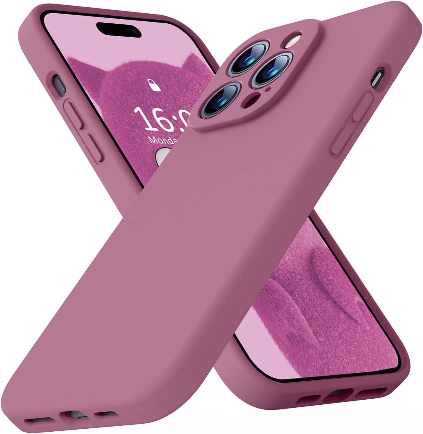 Ktele Compatible with Iphone 14 Pro Case, Ab-Grade Liquid Silicone Case, [Four Corner 50+Tiny Airbags Shockproof] [Soft Microfiber Lining Anti-Scratch] Camera All-Round Protection Case-Blue  Ktele   