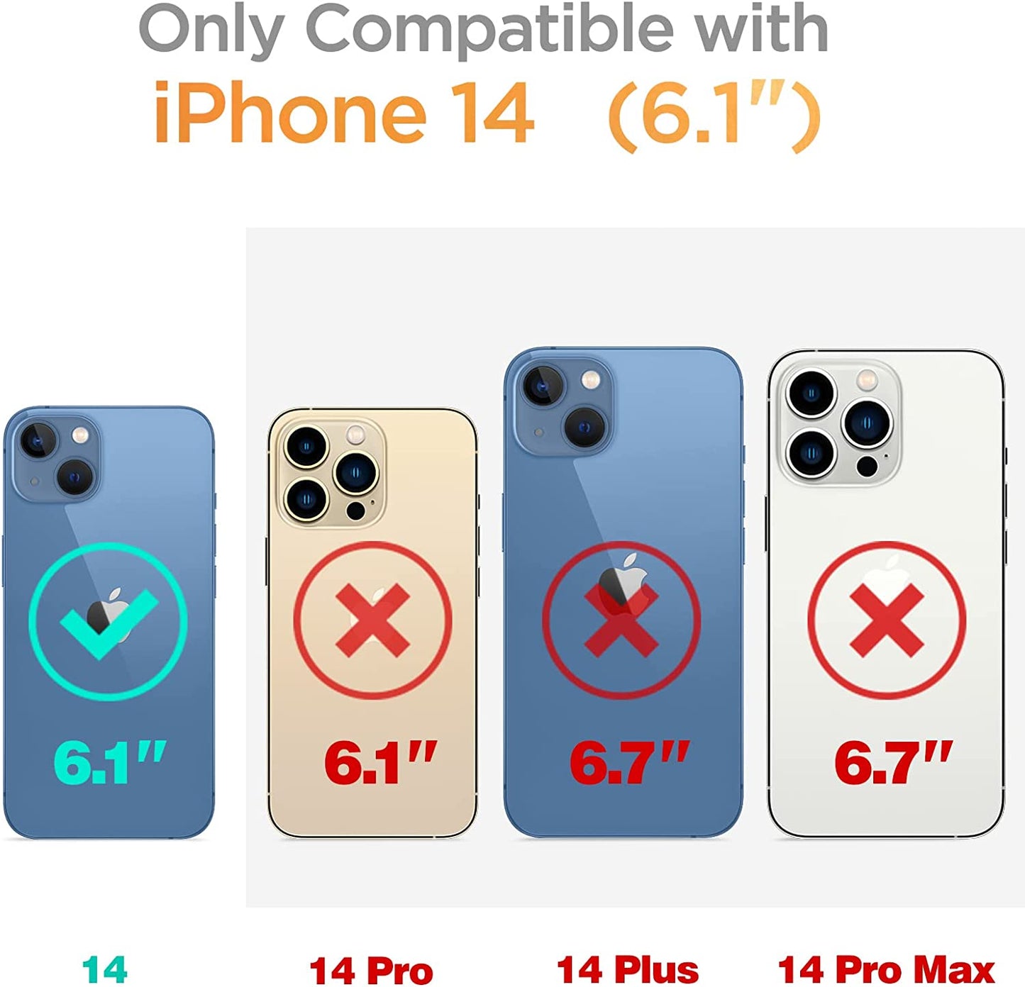 GVIEWIN Compatible with Iphone 14 Case with Screen Protector + Camera Lens Protector, Soft Shockproof Clear Floral Phone Protective Cover for Women,Flower Pattern Design 6.1"(Anemone Blooms/Pink)  GVIEWIN   