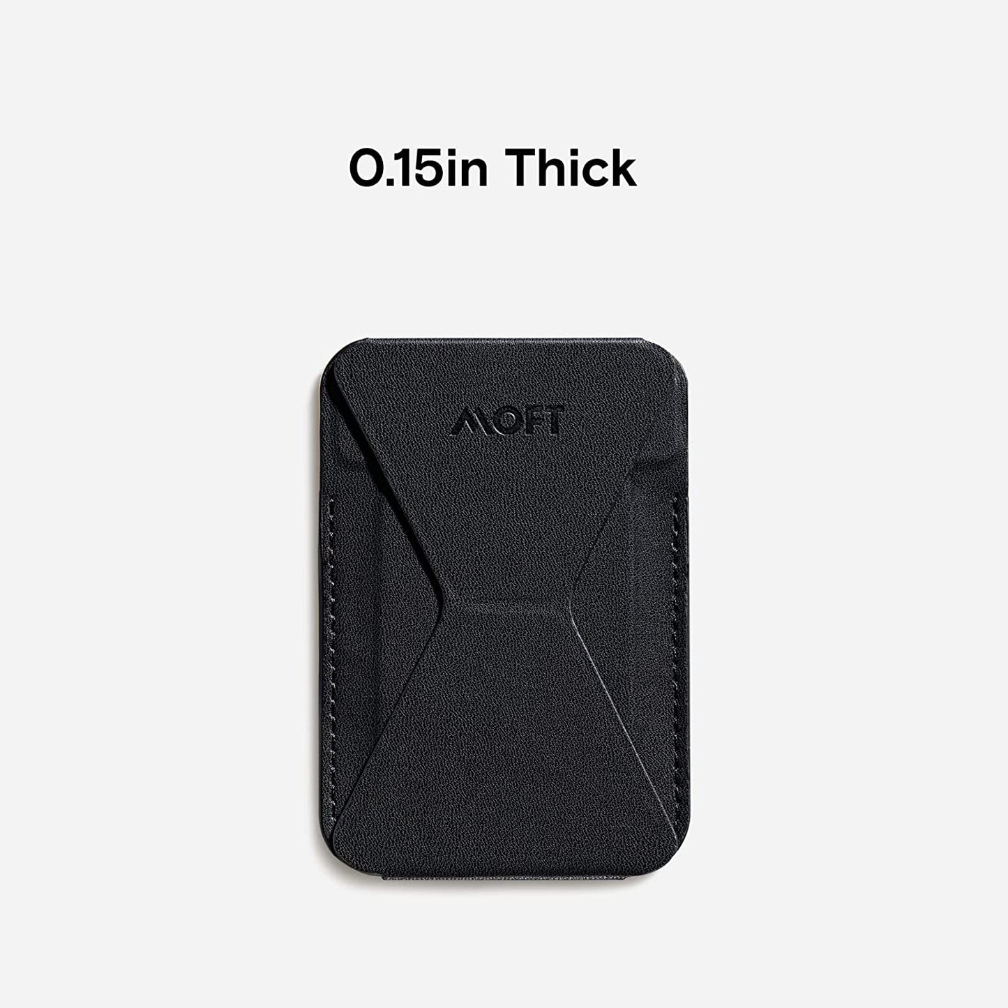 MOFT Magsafe Wallet Stand for Iphone 14/13/12 Series Magsafe Compatible Phone Stand with 3 Viewing Angles (Night Black)  MOFT LIMITED   