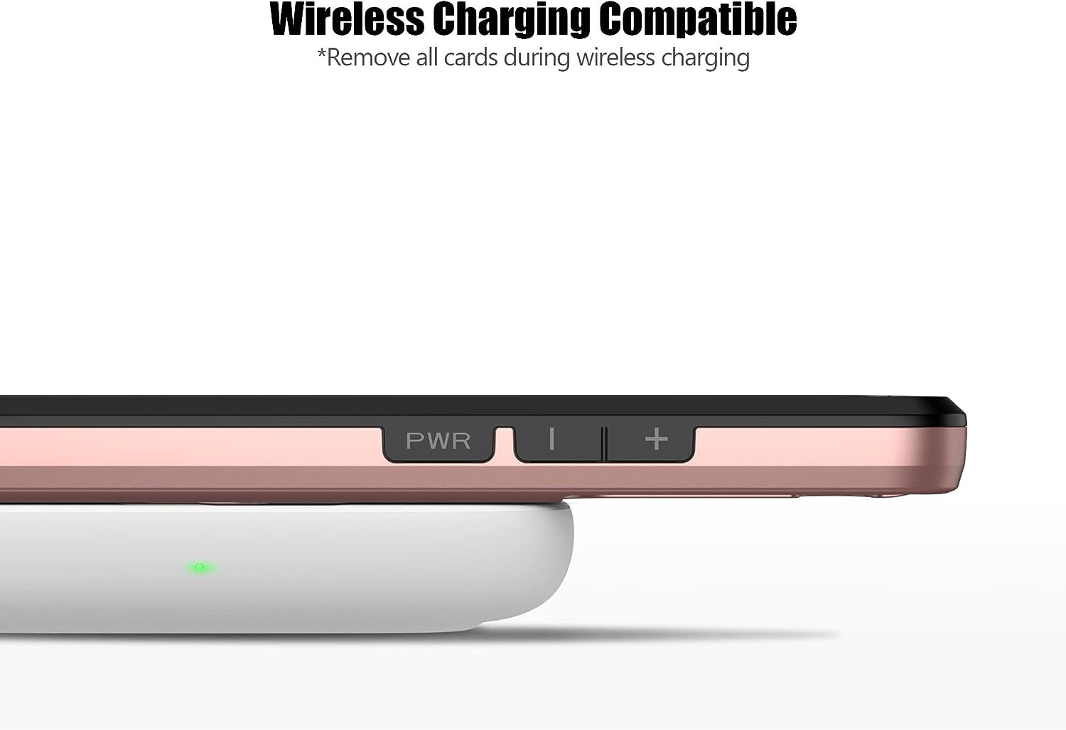 Nvollnoe for Samsung S22 Case with Card Holder 5G 6.1 Inch Slim Dual Layer Heavy Duty Protective Galaxy S22 Case Hidden Card Slot Wallet Case for Samsung S22(Rose Gold)  Nvollnoe   