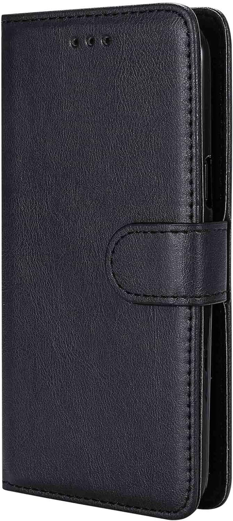 Fansipro Phone Cover Wallet Folio Case for LG G7 THINQ, Premium PU Leather Slim Fit Cover for G7 THINQ, 2 Card Slots, 1 Photo Frame Slot, Super Fit, Black  Fansipro   