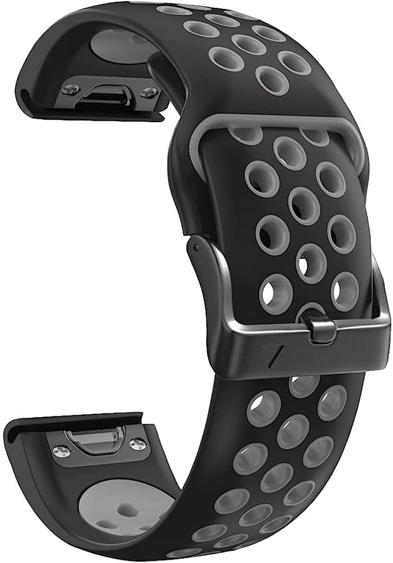 LKDJNC Quickfit 26 22Mm Smart Bands for Garmin Fenix 7X 7 6 6X Pro 5 5X plus 3HR Epix Easyfit Silicone Smartwatch Bracelet Wrist Straps  LKDJNC G 22mm Fenix 7 