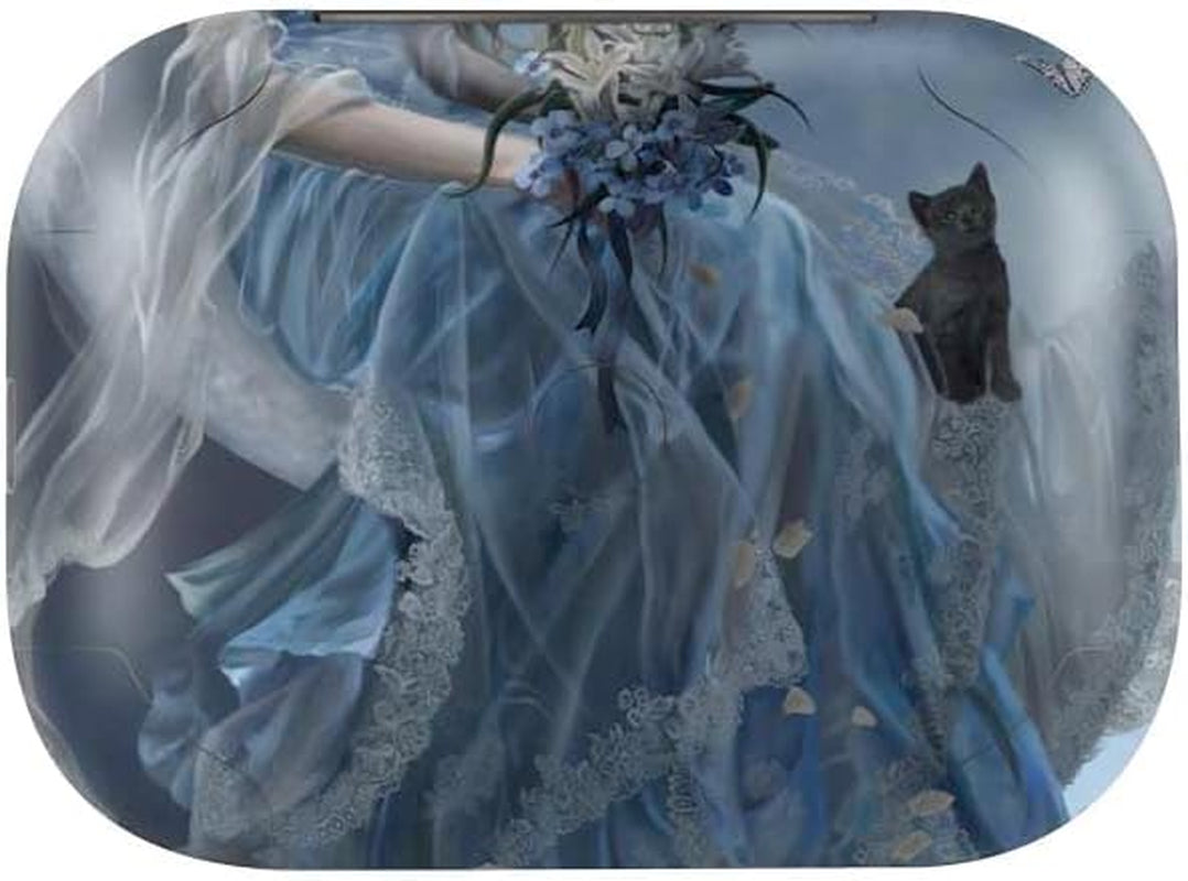 Skinit Decal Skin Compatible with Echo Buds - Officially Licensed Nene Thomas Fairy with Black Cat Sitting on Moon by Nene Thomas Design  Skinit   