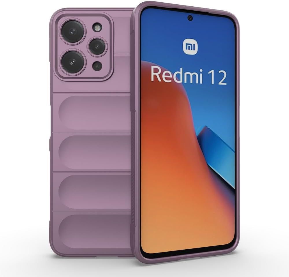 Elubugod Compatible with Xiaomi Redmi Note 12S 4G Case Cover,Tpu Mobile Phone Soft Compatible with Xiaomi Redmi Note 12S 4G 2303CRA44A Case Cover Black  Elubugod Purple Compatible With Xiaomi Redmi 12 4G 