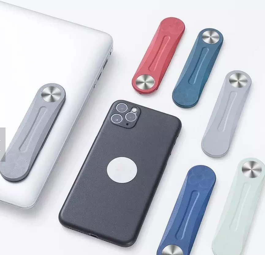 Laptop Phone Holder, Foldable Cell Phone Holder, Adjustable Phone for Laptop, Slim and Portable (Mint Green)  china   