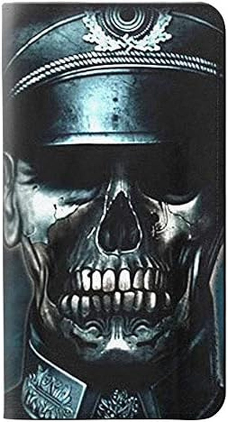 RW0754 Skull Soldier Zombie PU Leather Flip Case Cover for LG V30, LG V30 Plus, LG V30S Thinq, LG V35, LG V35 Thinq  jjphonecase   