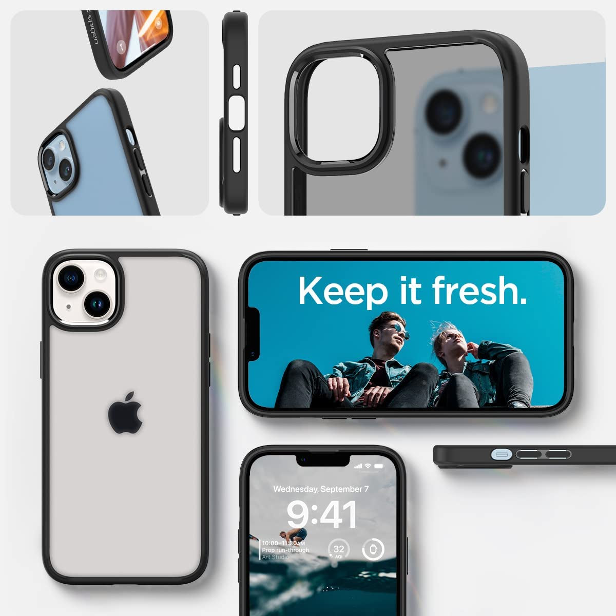 Spigen Ultra Hybrid Designed for Iphone 14 Case (2022) - Frost Black  Spigen   