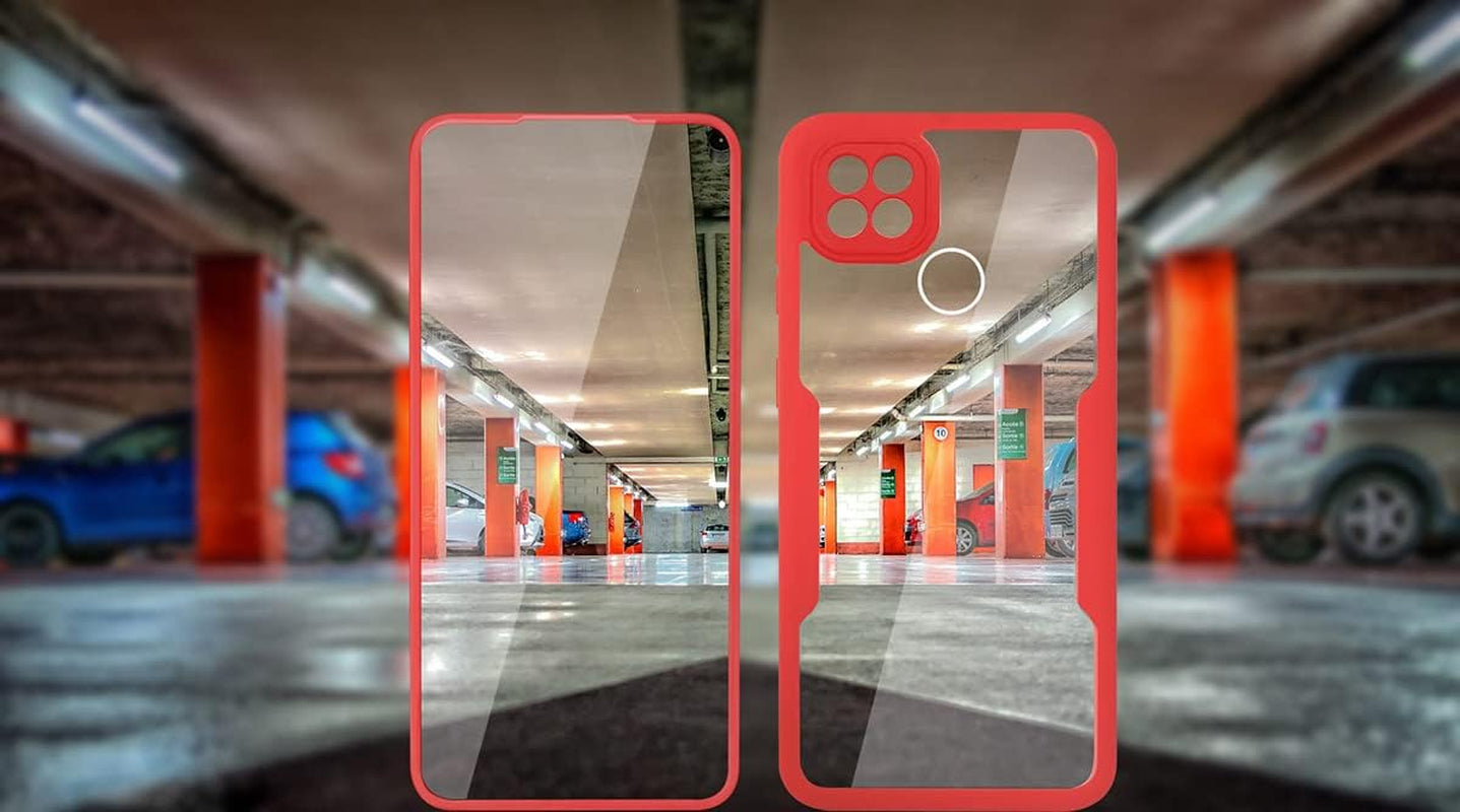 Ysnzaq Full Surround Clear Phone Case for Xiaomi Redmi 10A /Redmi 9C, Soft TPU Screen Shockproof Protection with Wireless Charging Phone Cover for Xiaomi Redmi 10A /Redmi 9C QB Black  Ysnzaq   