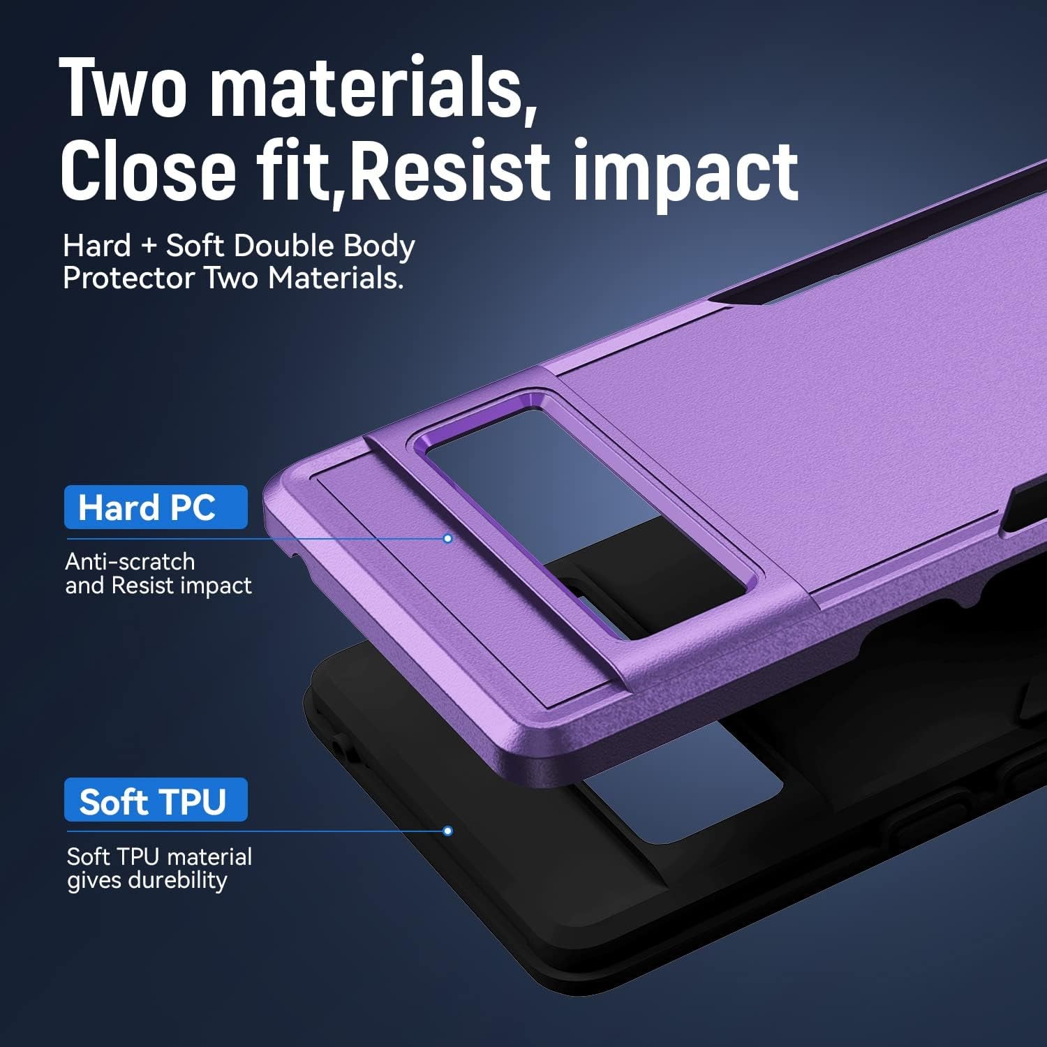 Asuwish Phone Case for Google Pixel 6 Pro with Tempered Glass Screen Protector Cover and Slim Thin Hybrid Full Body Protective Cell Accessories Pixel6Pro Pixel6 XL 6XL Pixle 6Pro 5G Women Men Purple  Asuwish   