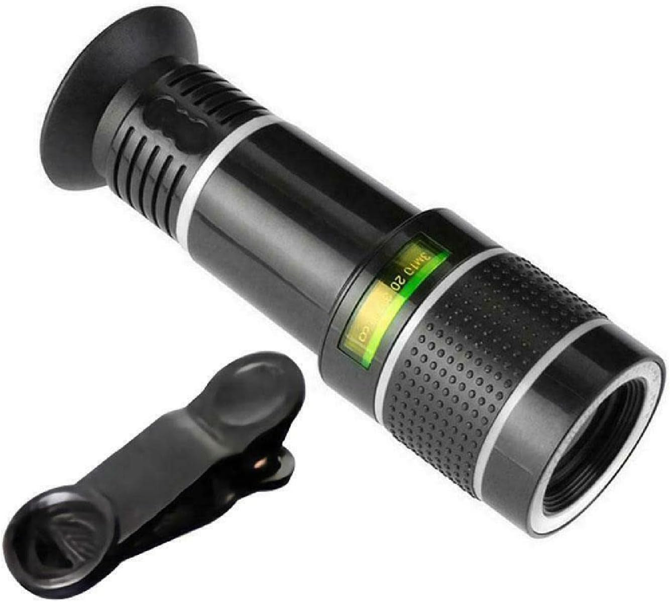 20X Zoom Adjustable Clip on Telephoto Lens External Mobile Phone Camera  MOOKEENONE   
