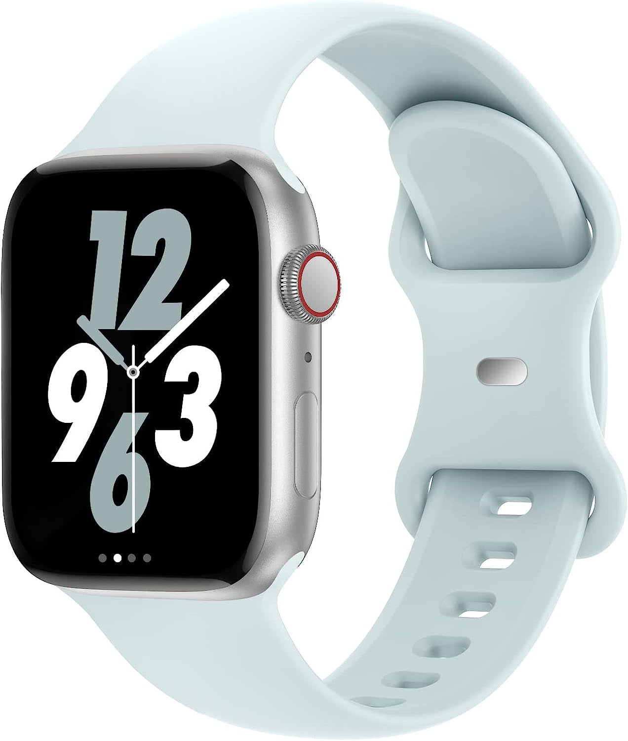 Acrbiutu Bands Compatible with Apple Watch 38Mm 40Mm 41Mm 42Mm 44Mm 45Mm 49Mm, Replacement Soft Silicone Sport Accessory Strap Wristbands for Iwatch Series Ultra 8/7/6/5/4/3/2/1 SE Women Men  Acrbiutu B,Seafoam 38/40/41mm M/L 