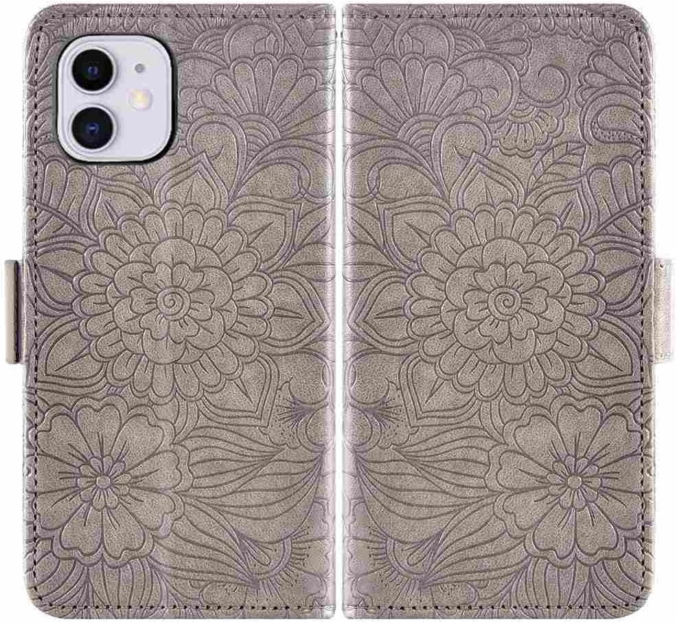 DIIGON Phone Cover Folio Wallet Case for LG G8, Premium PU Leather Slim Fit Cover for LG G8, 1 Photo Frame Slot, Prevent Dirt, Gray  DIIGON   