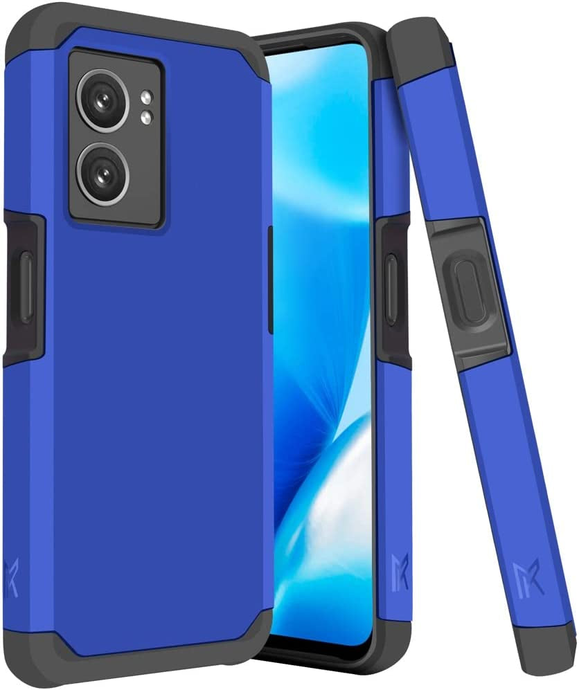 Hrwireless Compatible for Oneplus Nord N300 5G Phone Case Cover, Heavy Duty (Magnetic Mount Friendly) Series with Premium Minimalistic Design for Accidental Drops for Men Women Girls Boys  HRWireless Classic Blue  