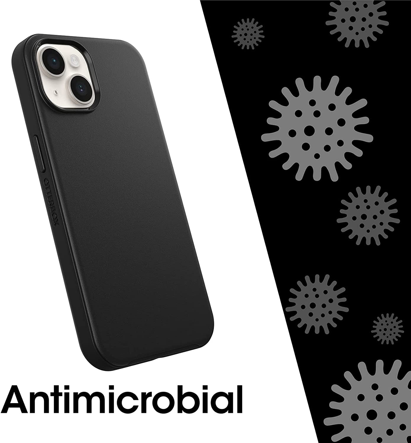 Otterbox SYMMETRY SERIES+ Antimicrobial Case with Magsafe for Iphone 14 & Iphone 13 - BLACK  OtterBox   
