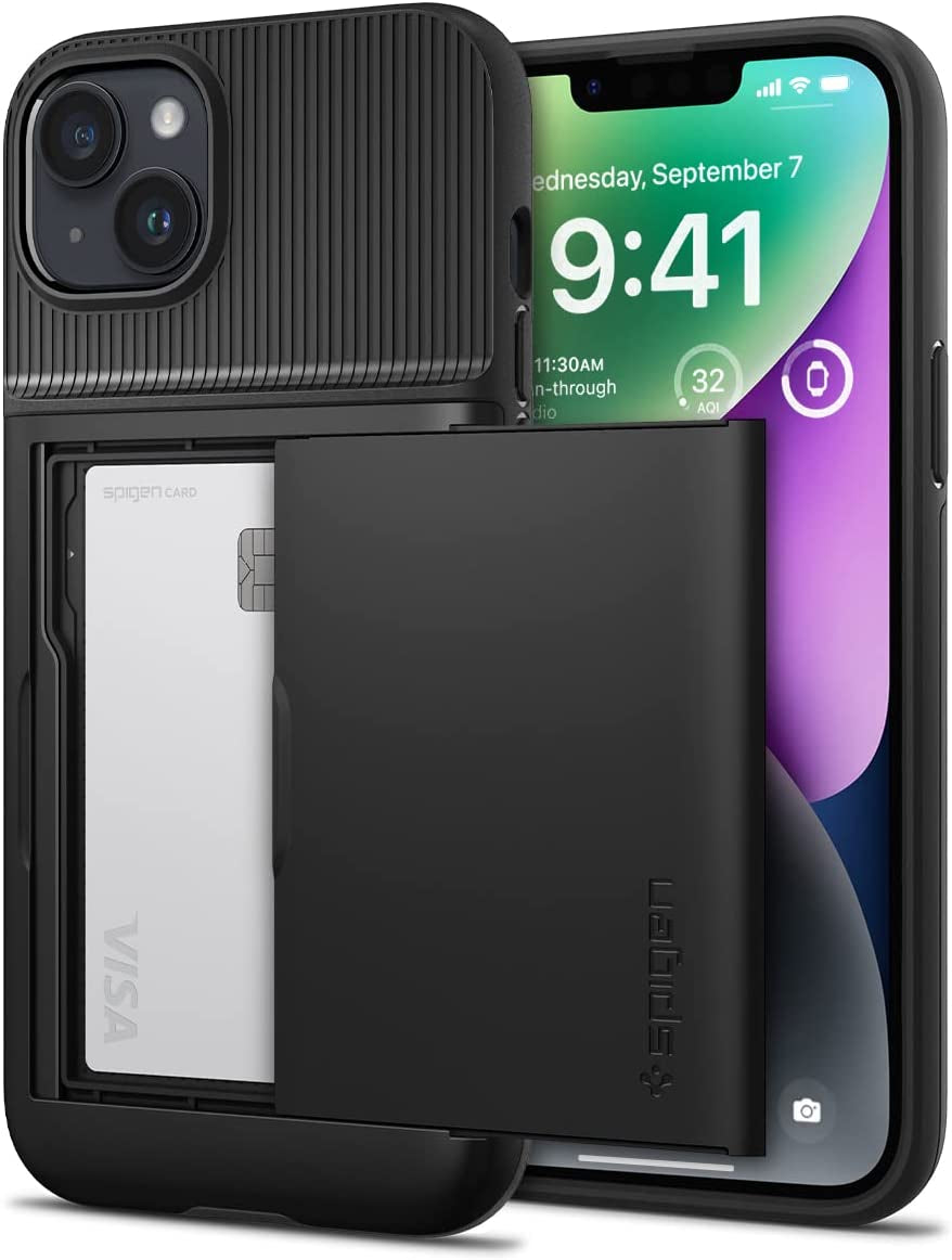 Spigen Slim Armor CS Designed for Iphone 14 Case (2022) - Rose Gold  Spigen Black  